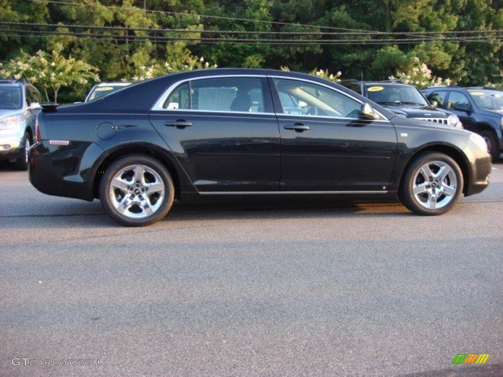 2008 Malibu LT Sedan - Black Granite Metallic / Titanium Gray photo #5