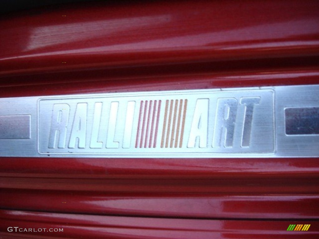 2008 Galant RALLIART - Rave Red / Black photo #25