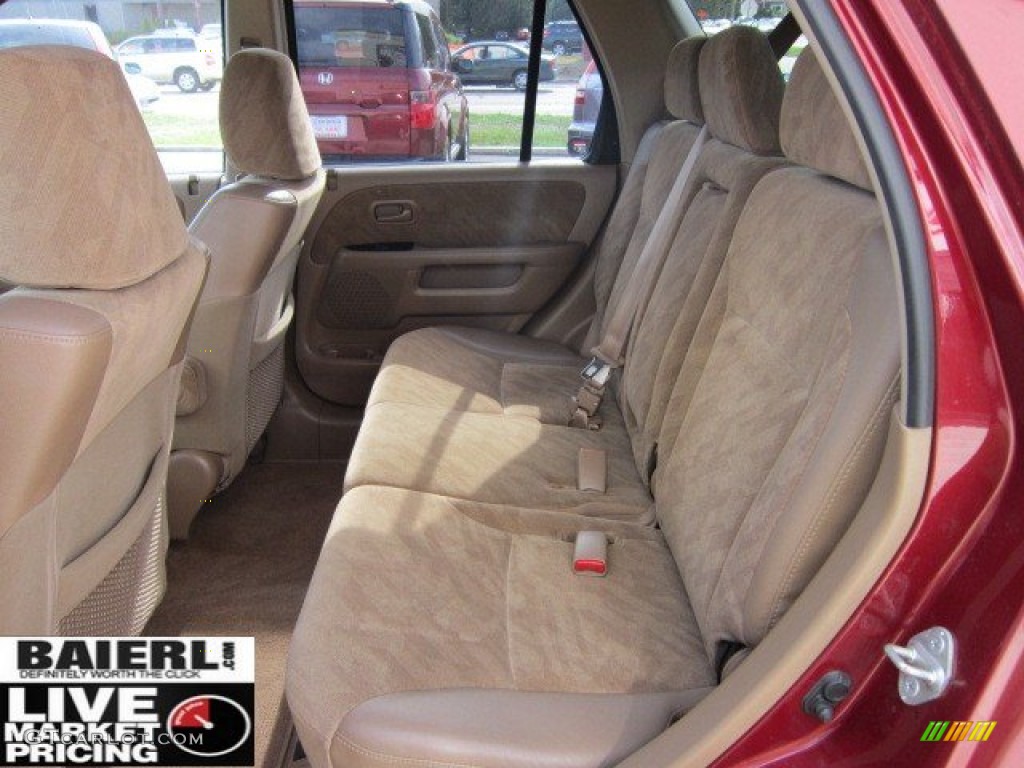 2004 CR-V EX 4WD - Chianti Red Pearl / Saddle photo #13