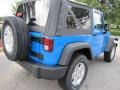 2011 Cosmos Blue Jeep Wrangler Sport S 4x4  photo #3