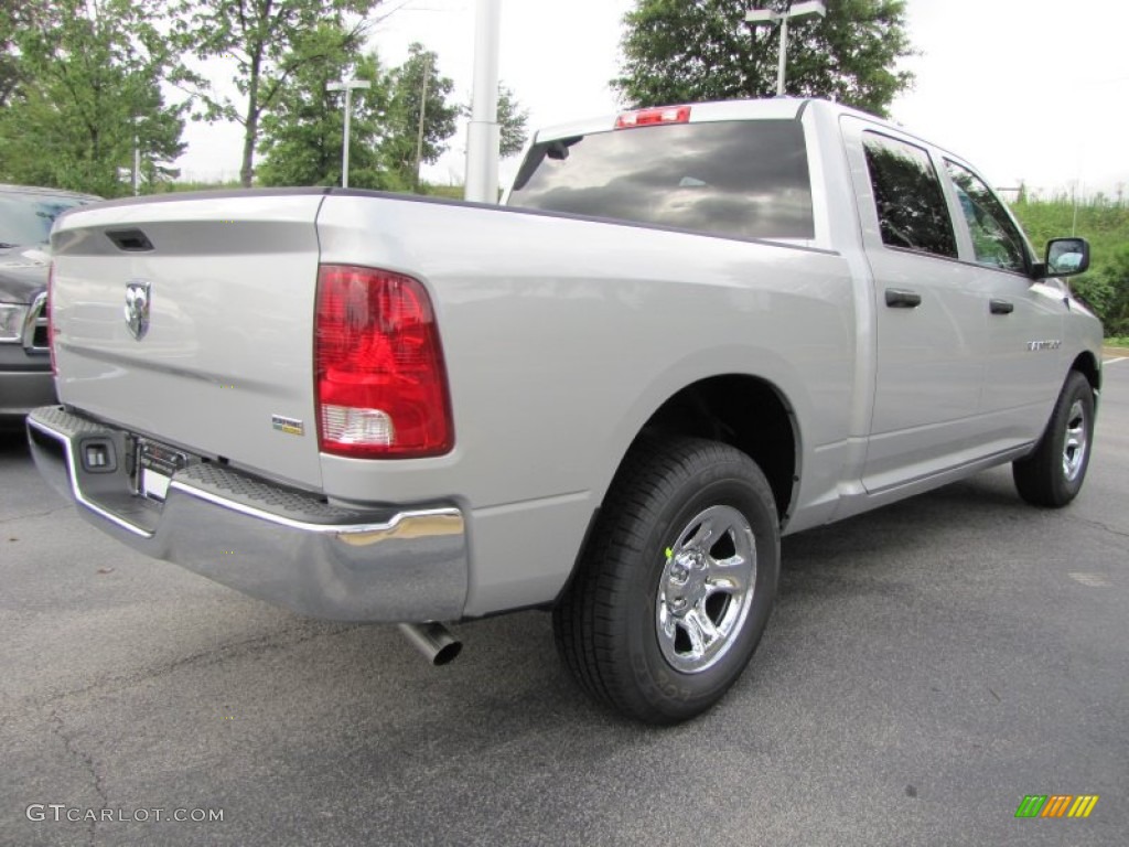 2011 Ram 1500 ST Crew Cab - Bright Silver Metallic / Dark Slate Gray/Medium Graystone photo #3