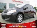 2009 Super Black Nissan Versa 1.8 S Sedan  photo #1