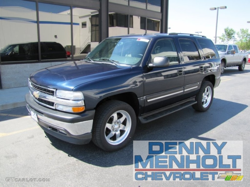 2005 Tahoe LS 4x4 - Dark Blue Metallic / Gray/Dark Charcoal photo #1