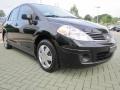 2009 Super Black Nissan Versa 1.8 S Sedan  photo #7