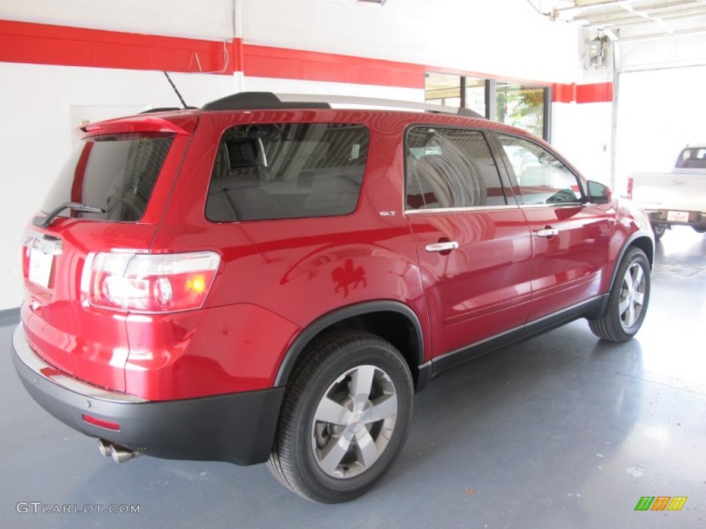Crystal Red Tintcoat 2012 GMC Acadia SLT Exterior Photo #52269739