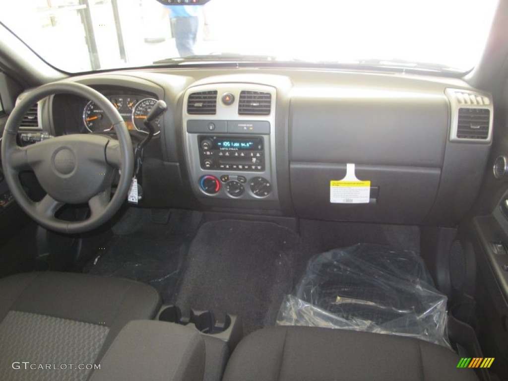 2012 GMC Canyon SLE Extended Cab Ebony Dashboard Photo #52270069