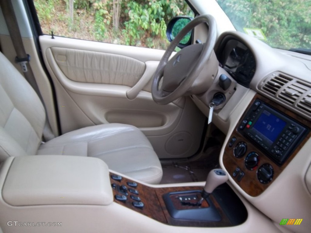 2001 ML 320 4Matic - Azure Blue Metallic / Java photo #17