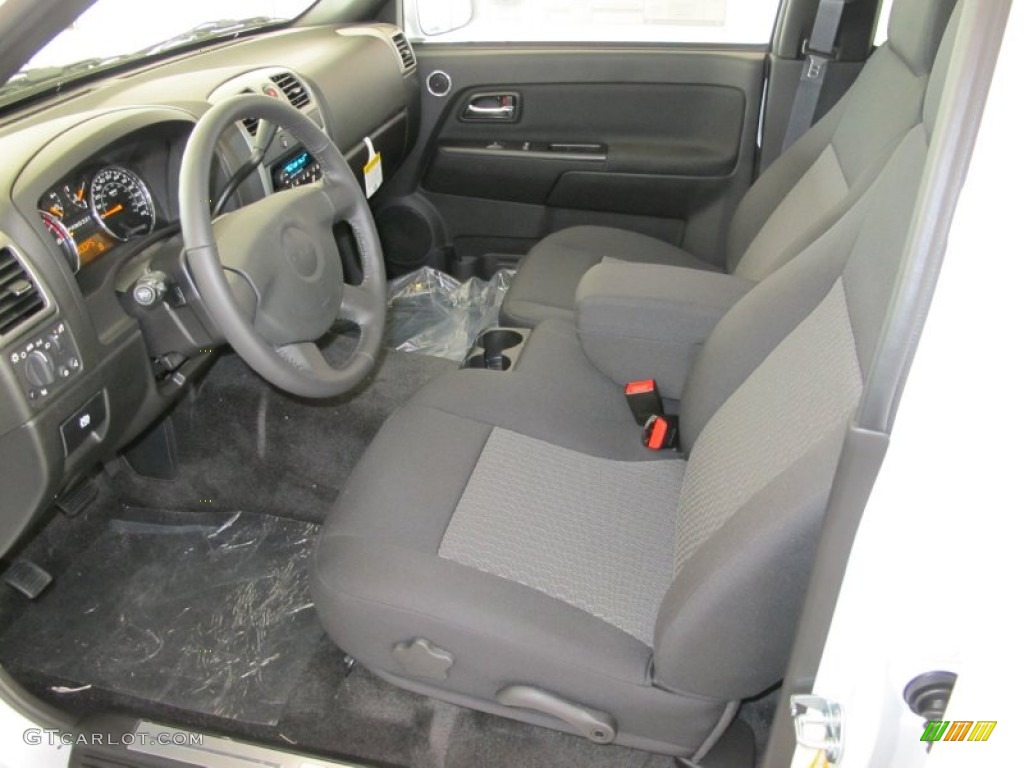 Ebony Interior 2012 GMC Canyon SLE Extended Cab Photo #52270126
