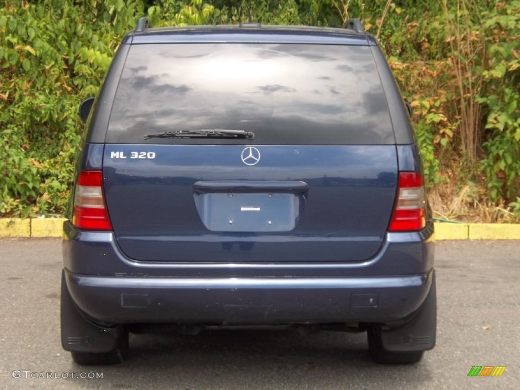 2001 ML 320 4Matic - Azure Blue Metallic / Java photo #32