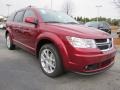 Deep Cherry Red Crystal Pearl 2011 Dodge Journey Crew Exterior