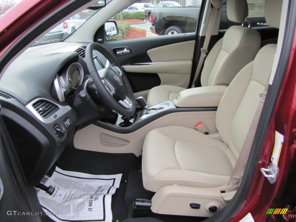Black/Light Frost Beige Interior 2011 Dodge Journey Crew Photo #52270471