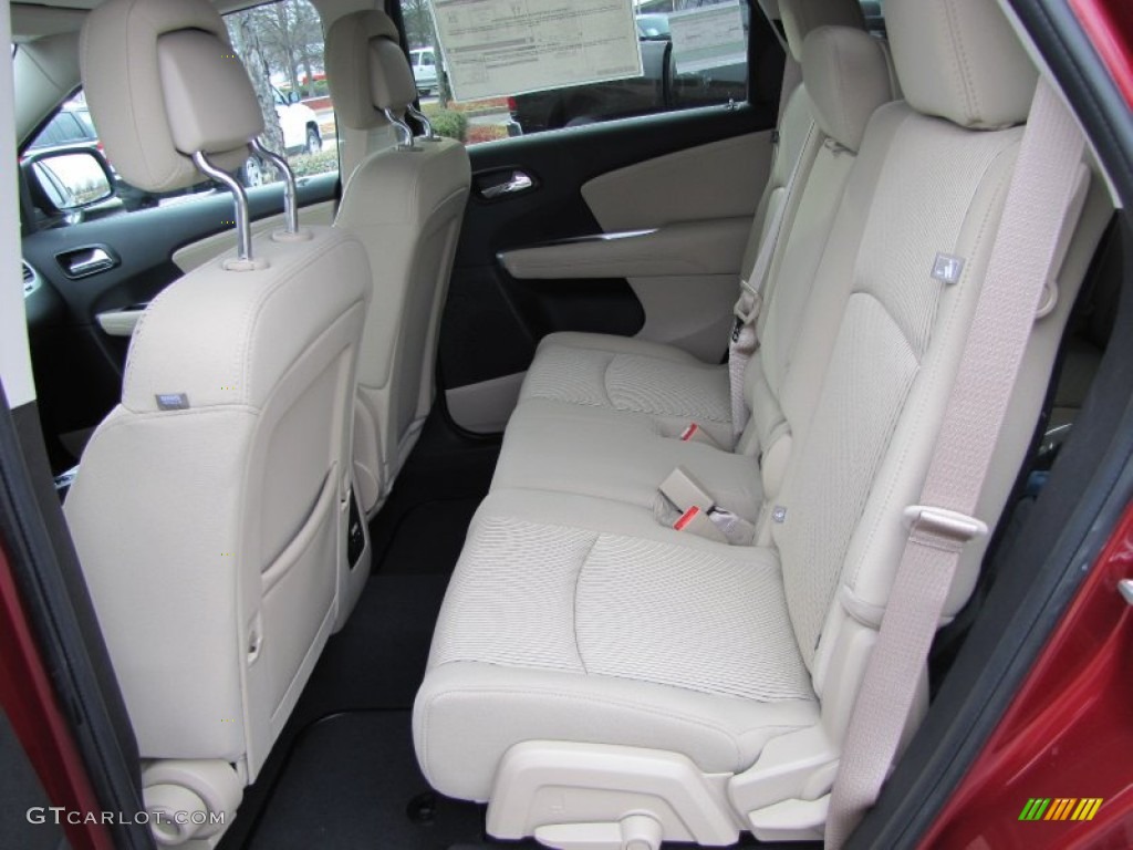 Black/Light Frost Beige Interior 2011 Dodge Journey Crew Photo #52270486