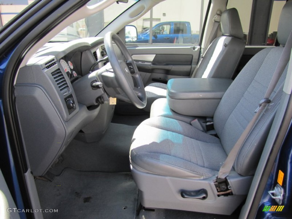 Medium Slate Gray Interior 2008 Dodge Ram 1500 Big Horn Edition Quad Cab Photo #52270627