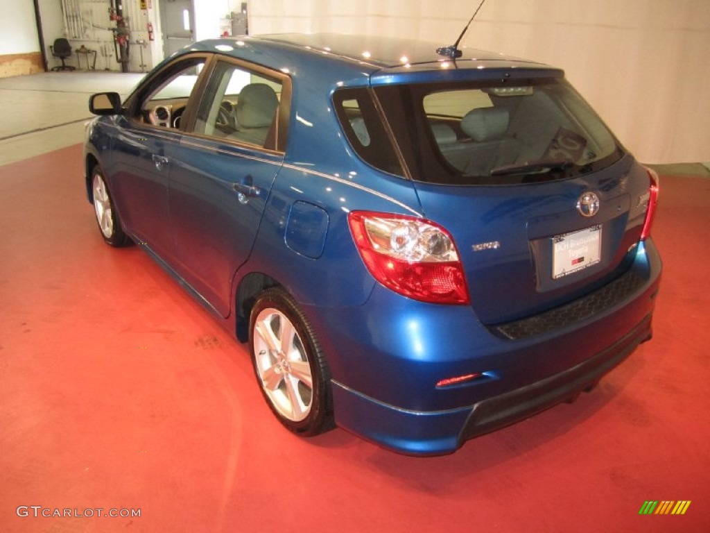 2009 Matrix S AWD - Blue Streak Metallic / Ash Gray photo #4