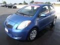 2007 Blazing Blue Metallic Toyota Yaris 3 Door Liftback  photo #3