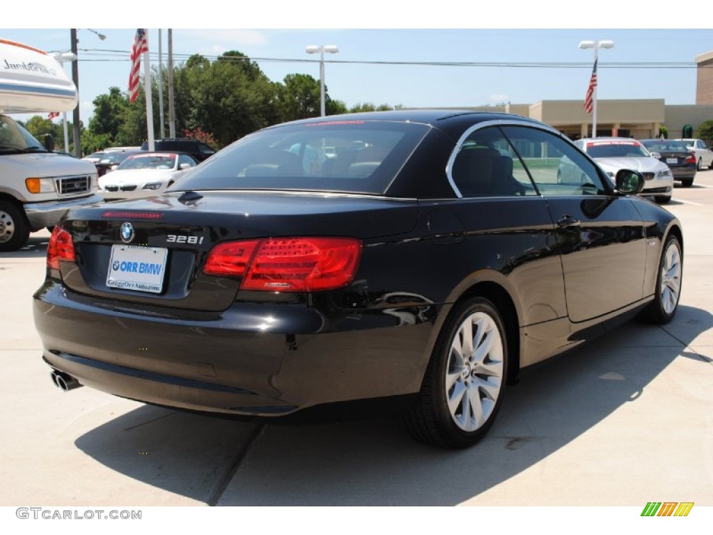 2011 3 Series 328i Convertible - Jet Black / Saddle Brown Dakota Leather photo #5