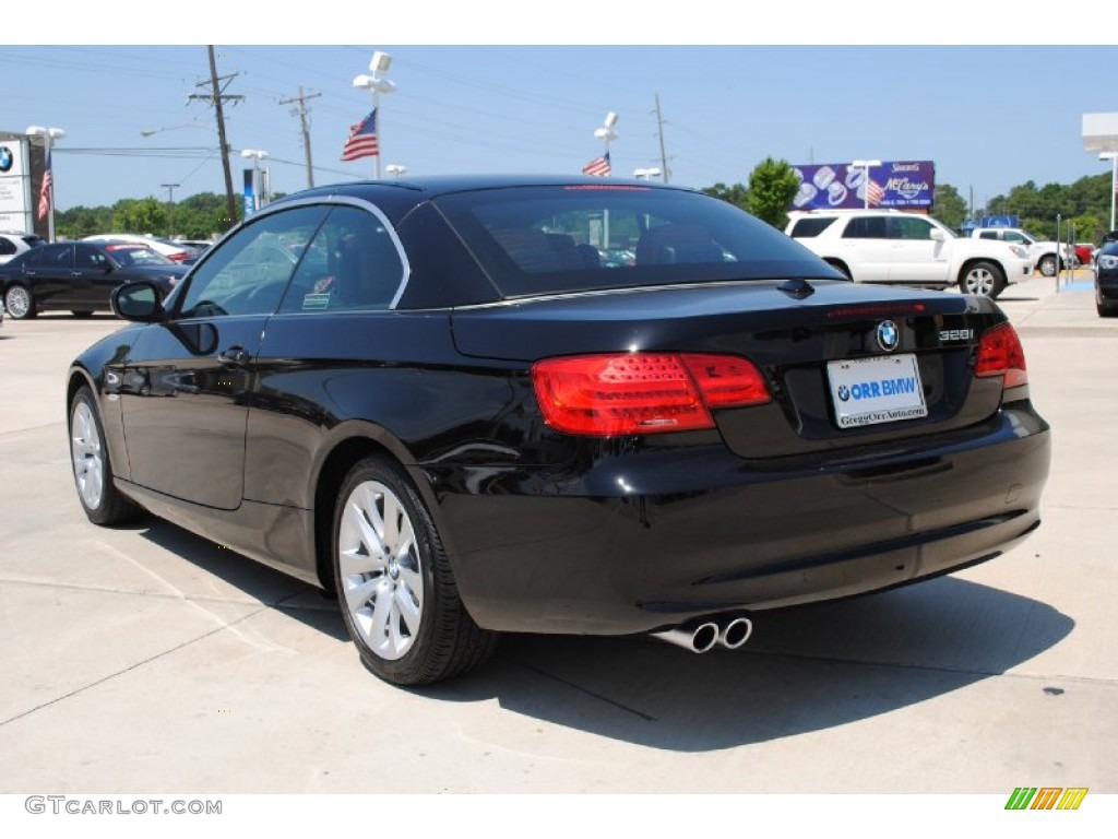 2011 3 Series 328i Convertible - Jet Black / Saddle Brown Dakota Leather photo #7