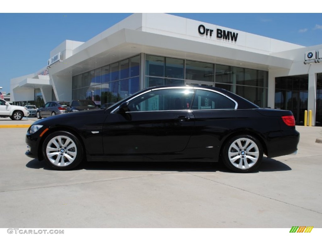 2011 3 Series 328i Convertible - Jet Black / Saddle Brown Dakota Leather photo #8