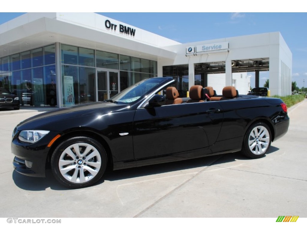 2011 3 Series 328i Convertible - Jet Black / Saddle Brown Dakota Leather photo #10