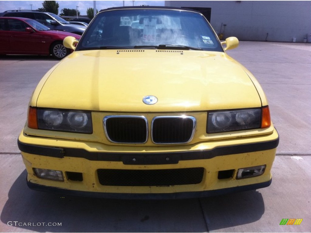 1998 M3 Convertible - Dakar Yellow / Magma Beige photo #2