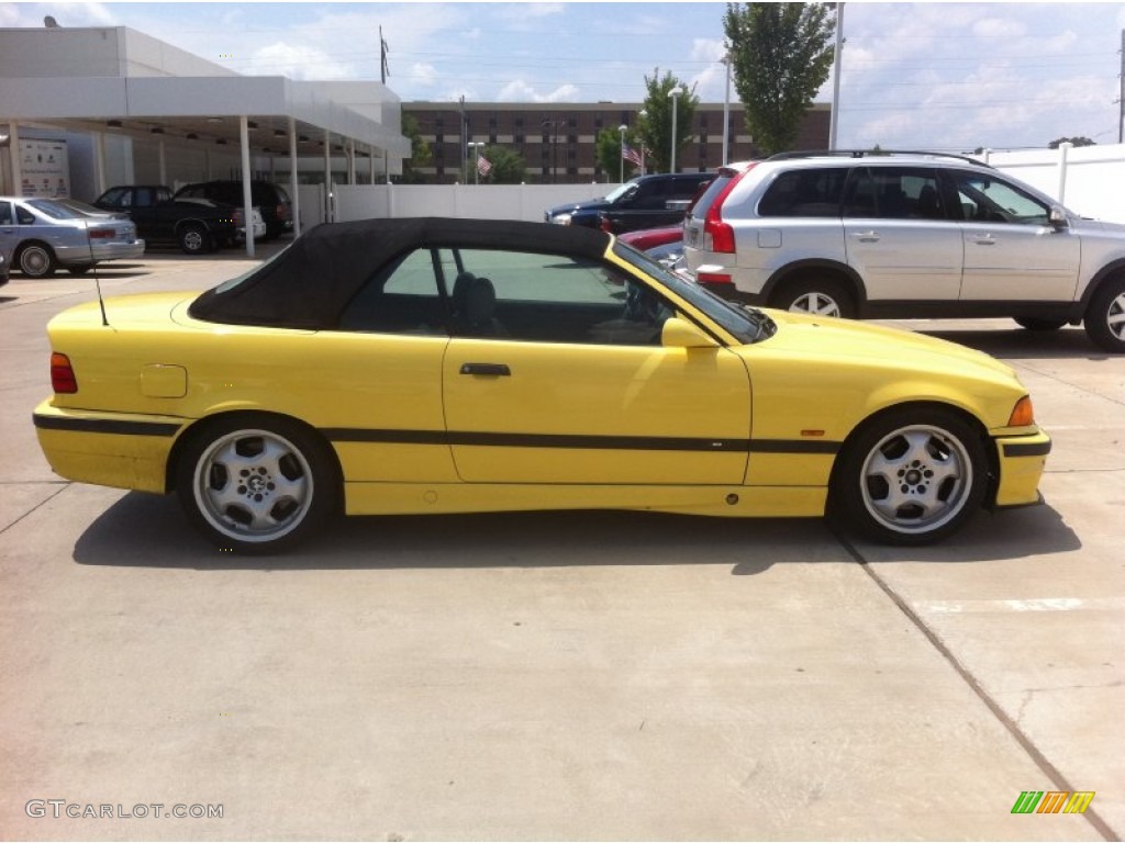 1998 M3 Convertible - Dakar Yellow / Magma Beige photo #5