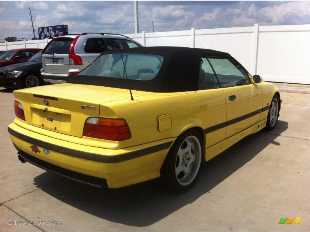 1998 M3 Convertible - Dakar Yellow / Magma Beige photo #6
