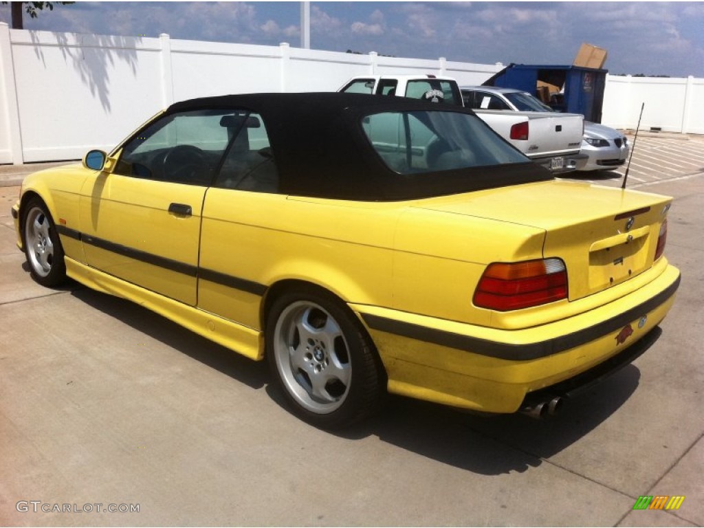 1998 M3 Convertible - Dakar Yellow / Magma Beige photo #7