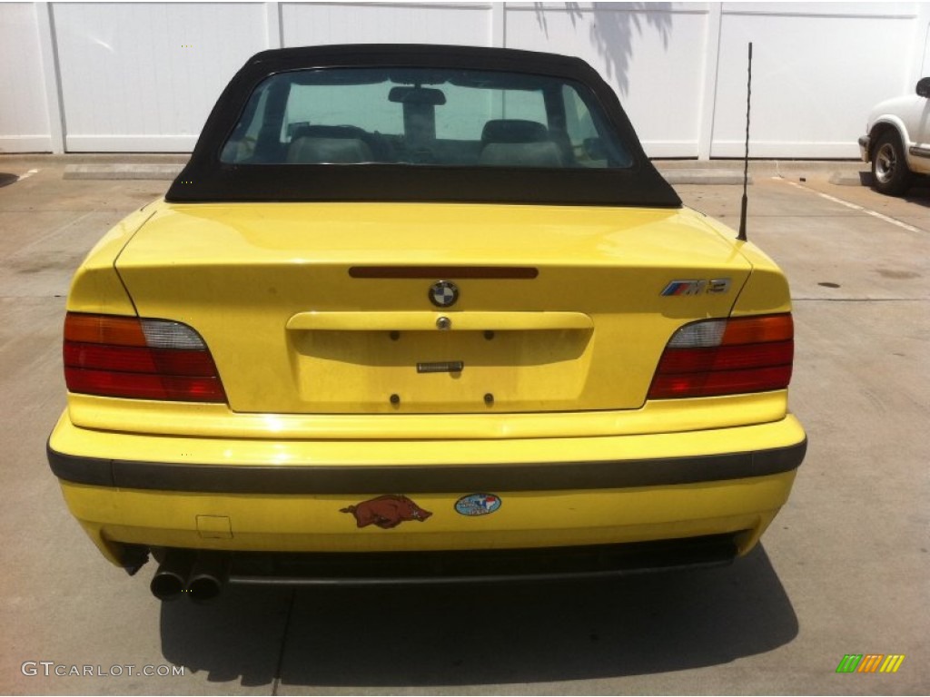 1998 M3 Convertible - Dakar Yellow / Magma Beige photo #8