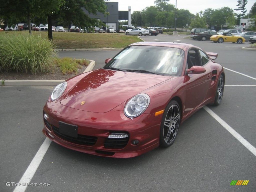 Ruby Red Metallic 2009 Porsche 911 Turbo Coupe Exterior Photo #52273180
