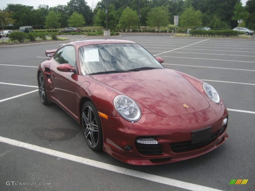 Ruby Red Metallic 2009 Porsche 911 Turbo Coupe Exterior Photo #52273192