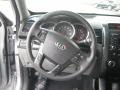2012 Kia Sorento Gray Interior Steering Wheel Photo