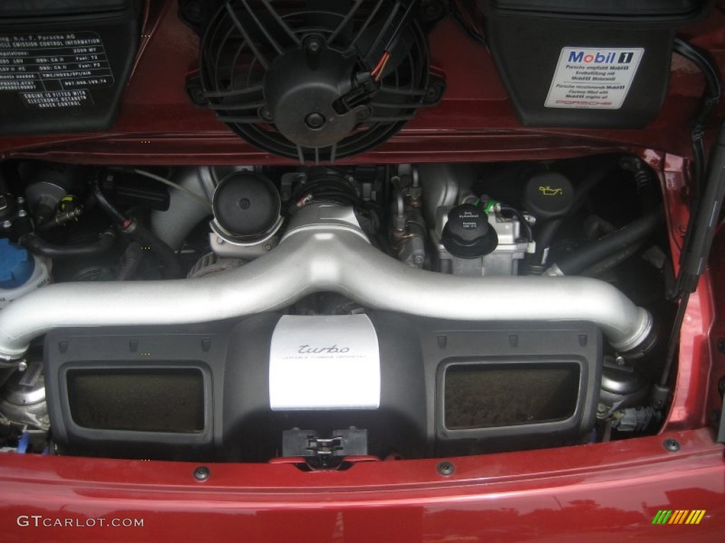 2009 Porsche 911 Turbo Coupe 3.6 Liter Twin-Turbocharged DOHC 24V VarioCam Flat 6 Cylinder Engine Photo #52273600