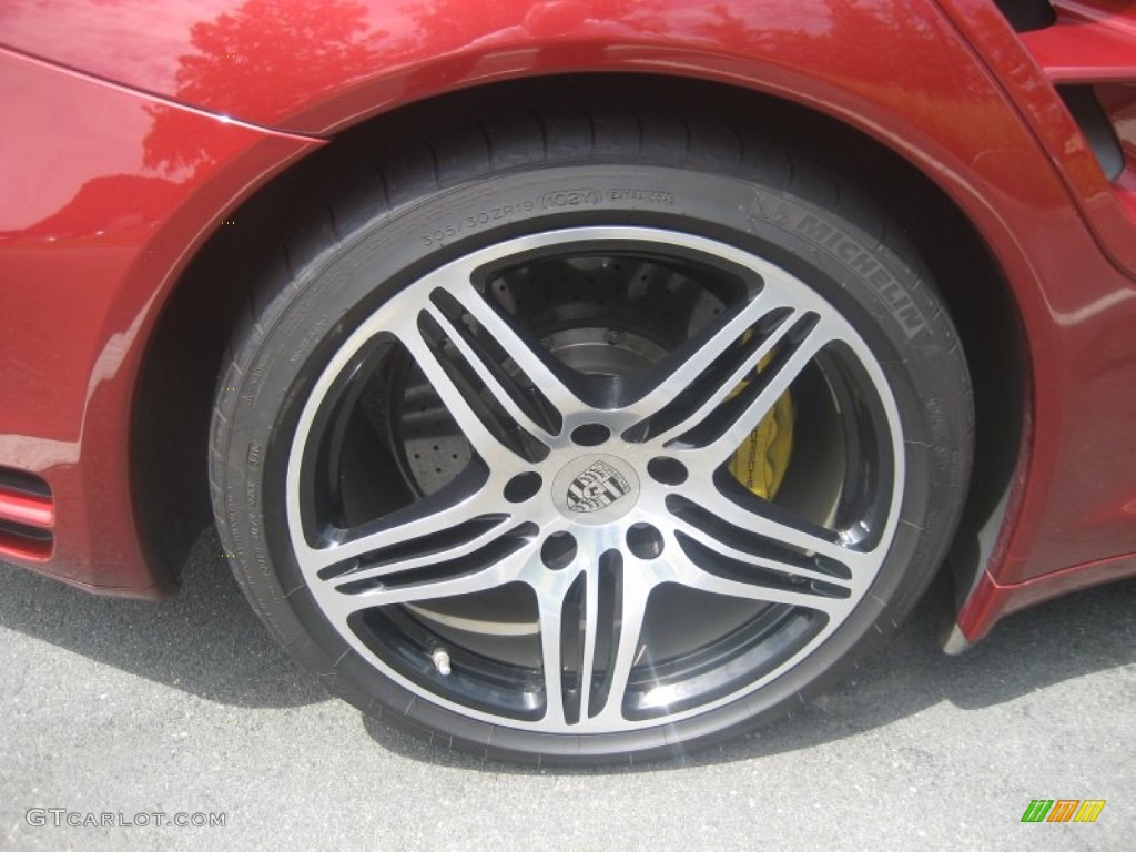 2009 911 Turbo Coupe - Ruby Red Metallic / Black photo #34