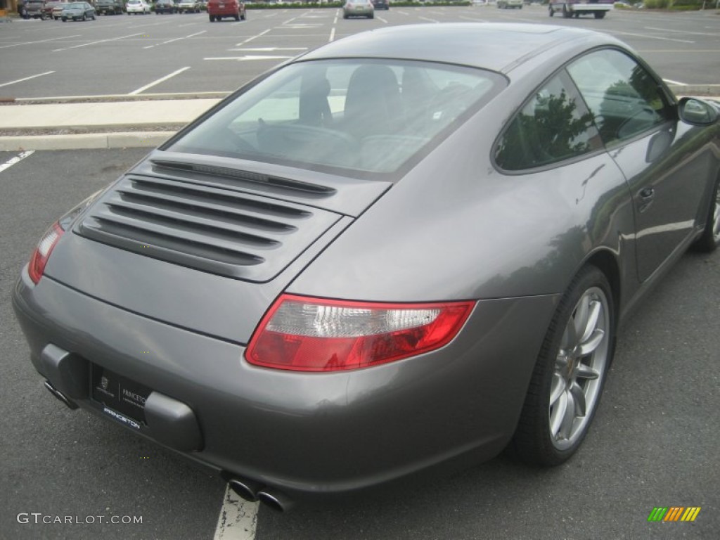 2007 911 Carrera S Coupe - Meteor Grey Metallic / Stone Grey photo #9