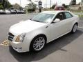 White Diamond Tricoat 2011 Cadillac CTS 4 3.6 AWD Sedan Exterior