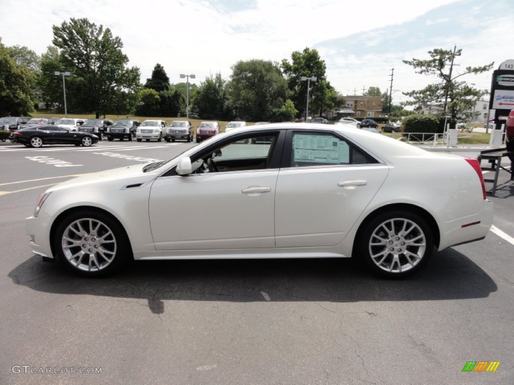 White Diamond Tricoat 2011 Cadillac CTS 4 3.6 AWD Sedan Exterior Photo #52274011