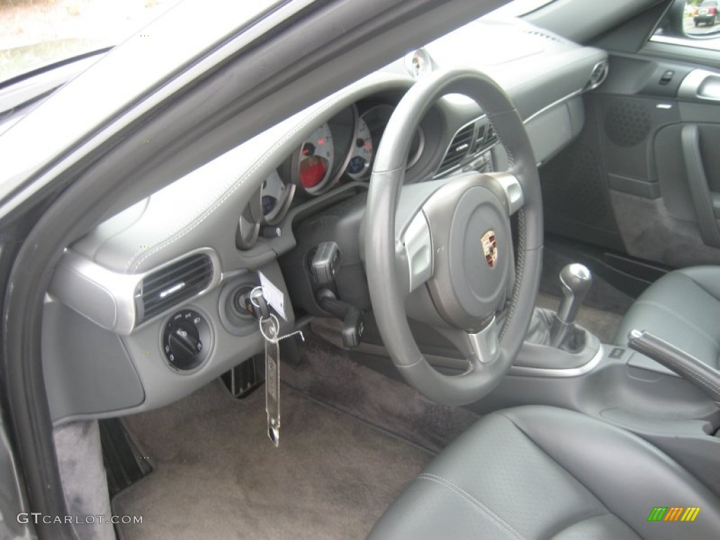 2007 911 Carrera S Coupe - Meteor Grey Metallic / Stone Grey photo #19