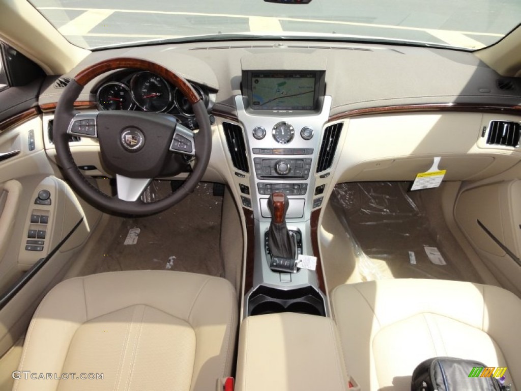 2011 Cadillac CTS 4 3.6 AWD Sedan Cashmere/Cocoa Dashboard Photo #52274071