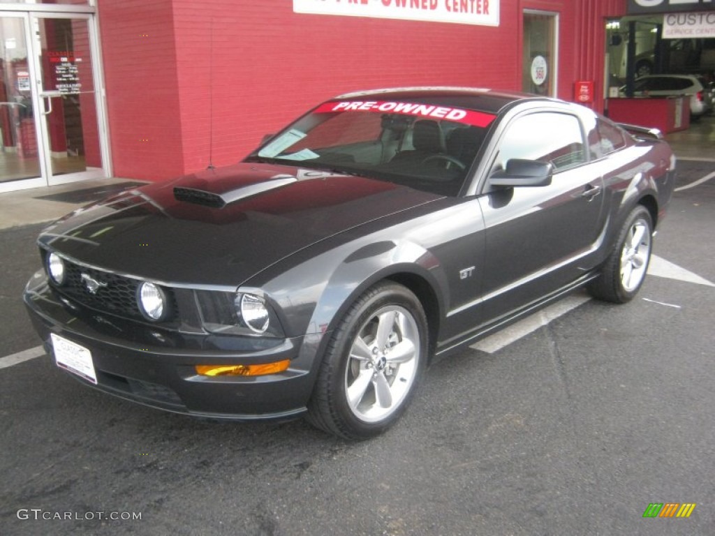 2007 Mustang GT Premium Coupe - Alloy Metallic / Black/Dove Accent photo #1