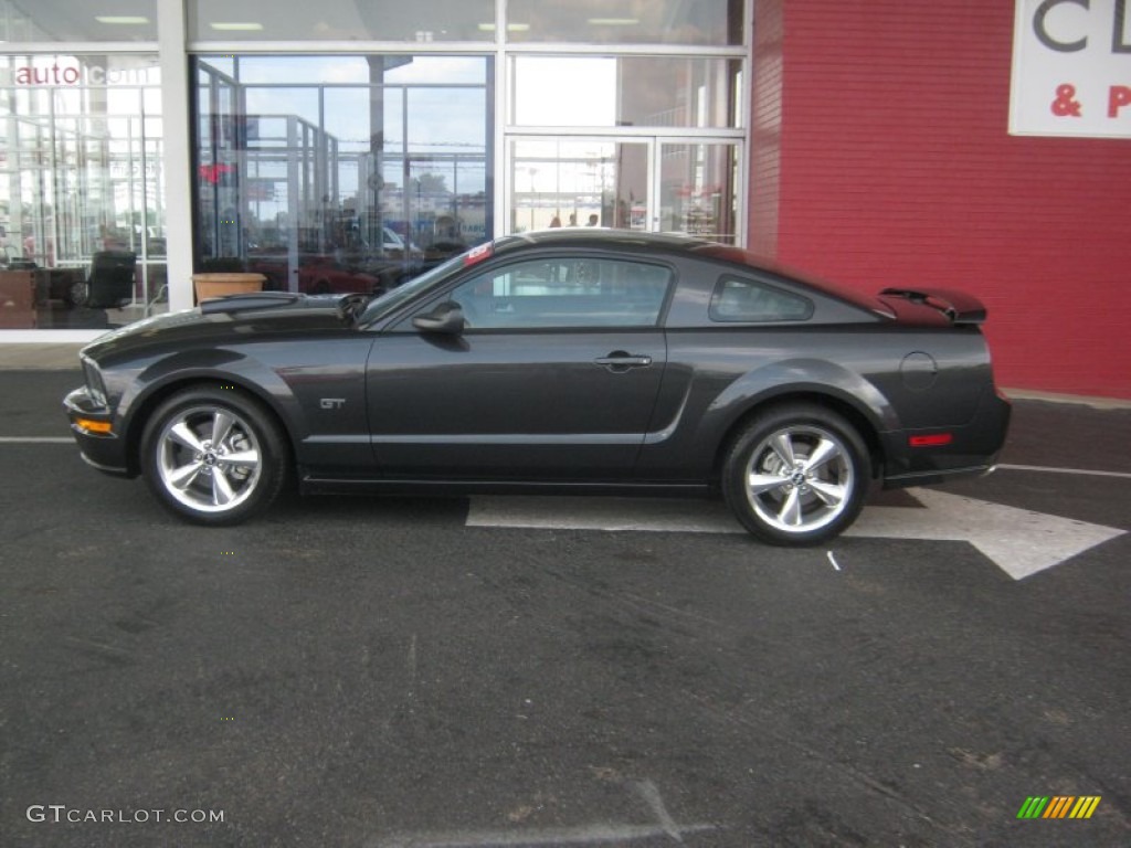 2007 Mustang GT Premium Coupe - Alloy Metallic / Black/Dove Accent photo #2