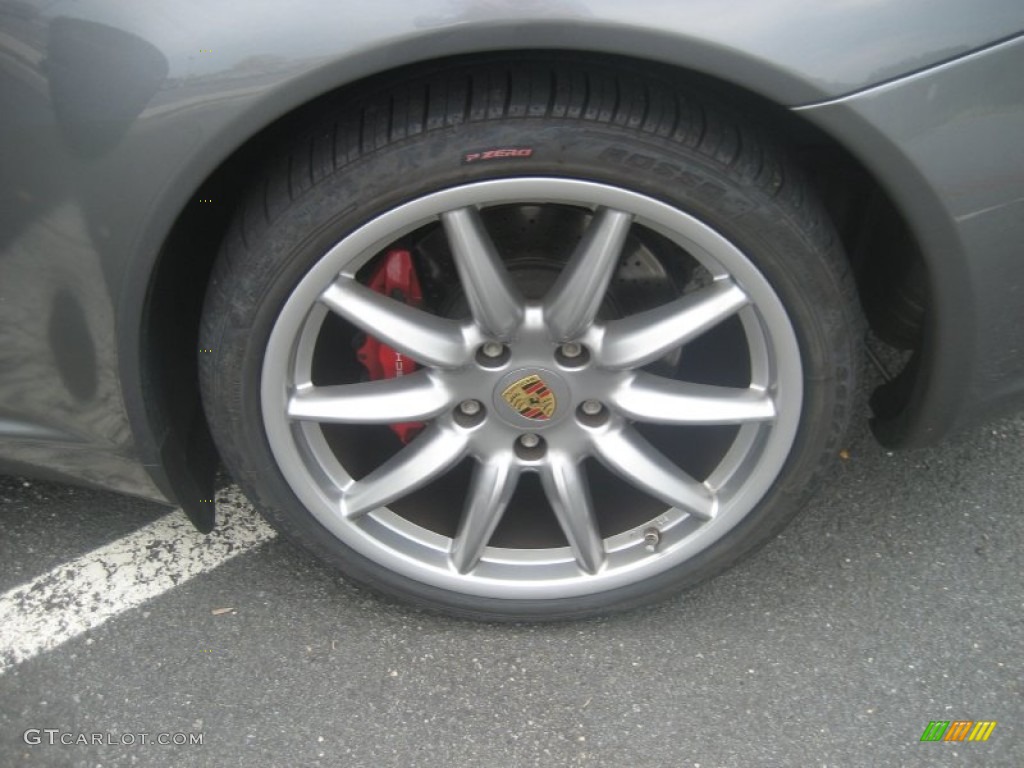 2007 911 Carrera S Coupe - Meteor Grey Metallic / Stone Grey photo #31