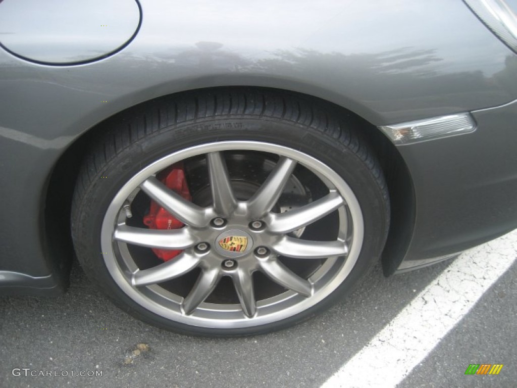 2007 911 Carrera S Coupe - Meteor Grey Metallic / Stone Grey photo #33