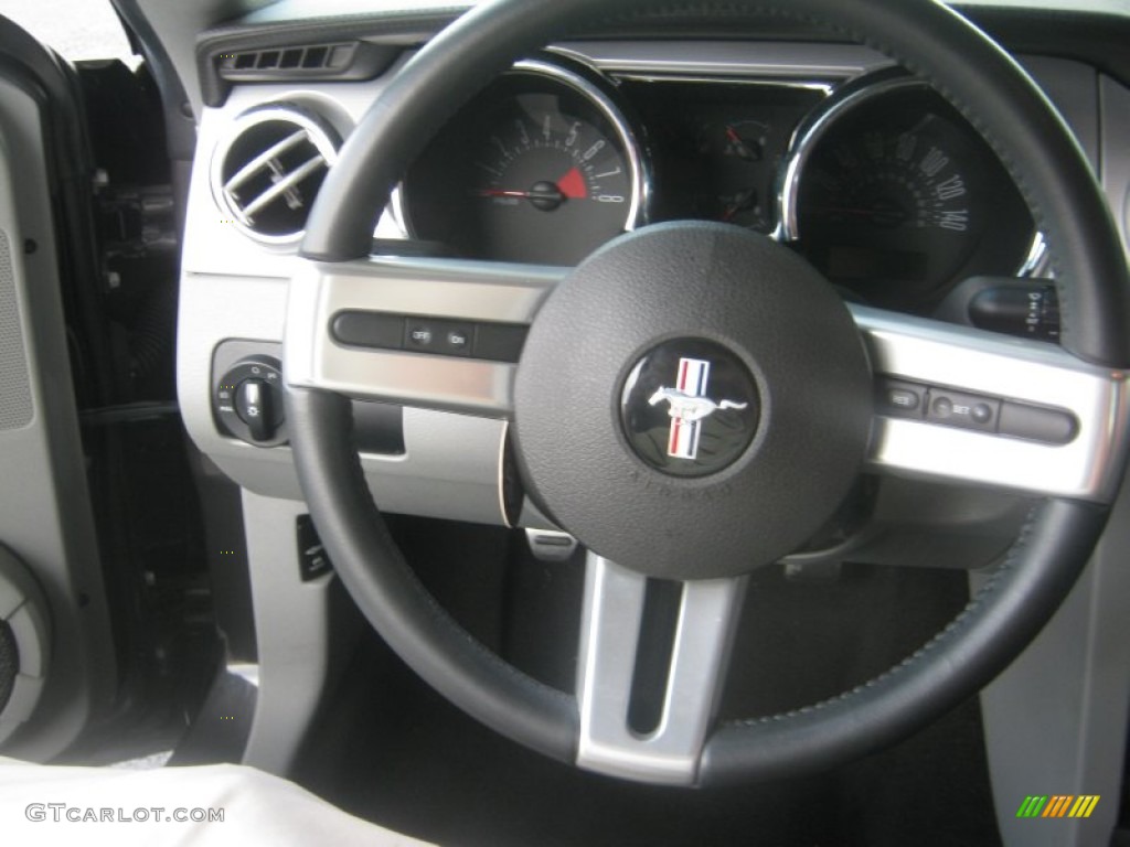2007 Mustang GT Premium Coupe - Alloy Metallic / Black/Dove Accent photo #10