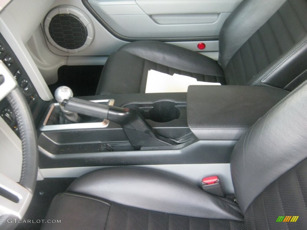 2007 Mustang GT Premium Coupe - Alloy Metallic / Black/Dove Accent photo #12