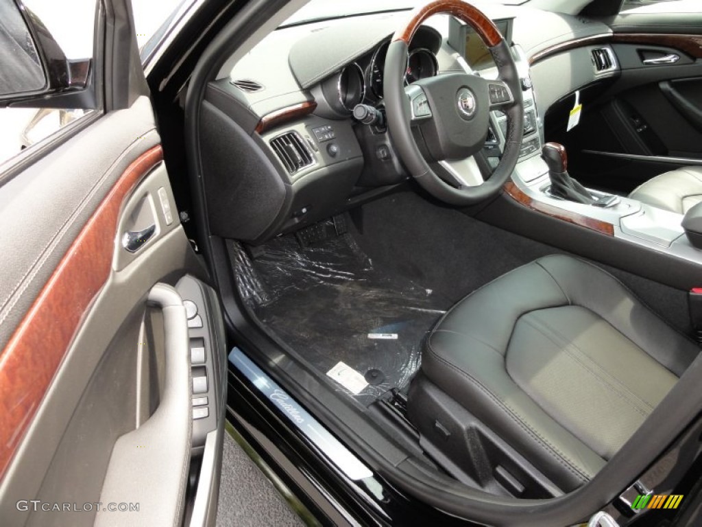 Ebony Interior 2011 Cadillac CTS 4 3.6 AWD Sedan Photo #52274392