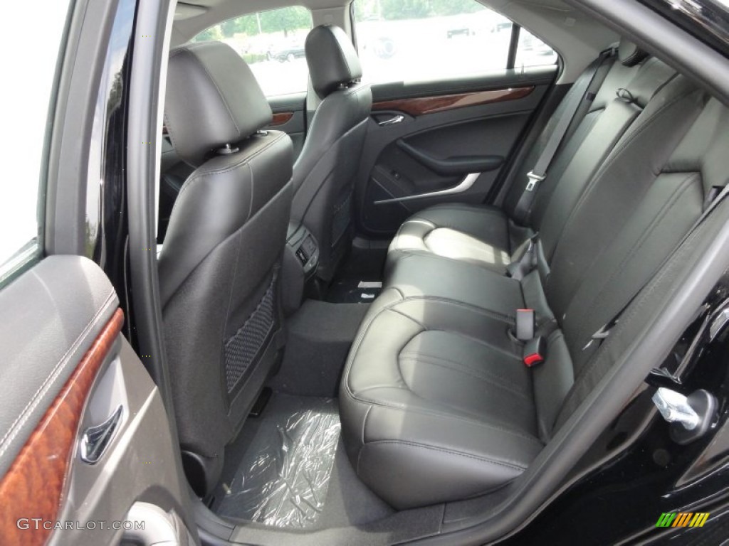 Ebony Interior 2011 Cadillac CTS 4 3.6 AWD Sedan Photo #52274410
