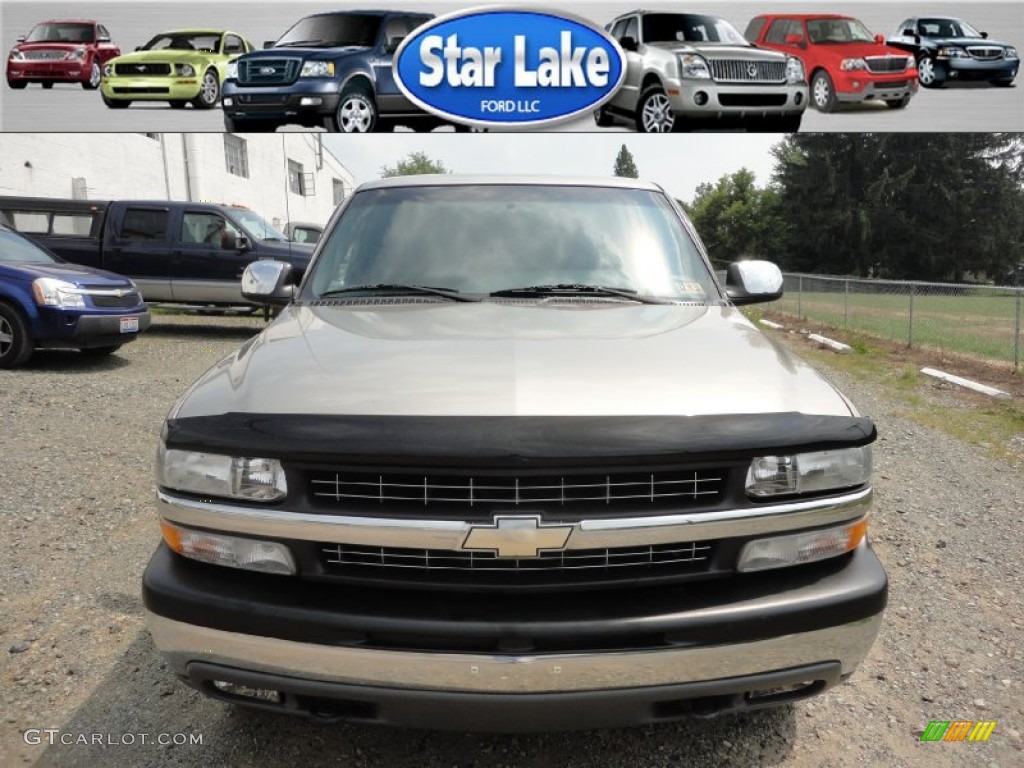 2002 Silverado 1500 LS Extended Cab 4x4 - Light Pewter Metallic / Graphite Gray photo #7