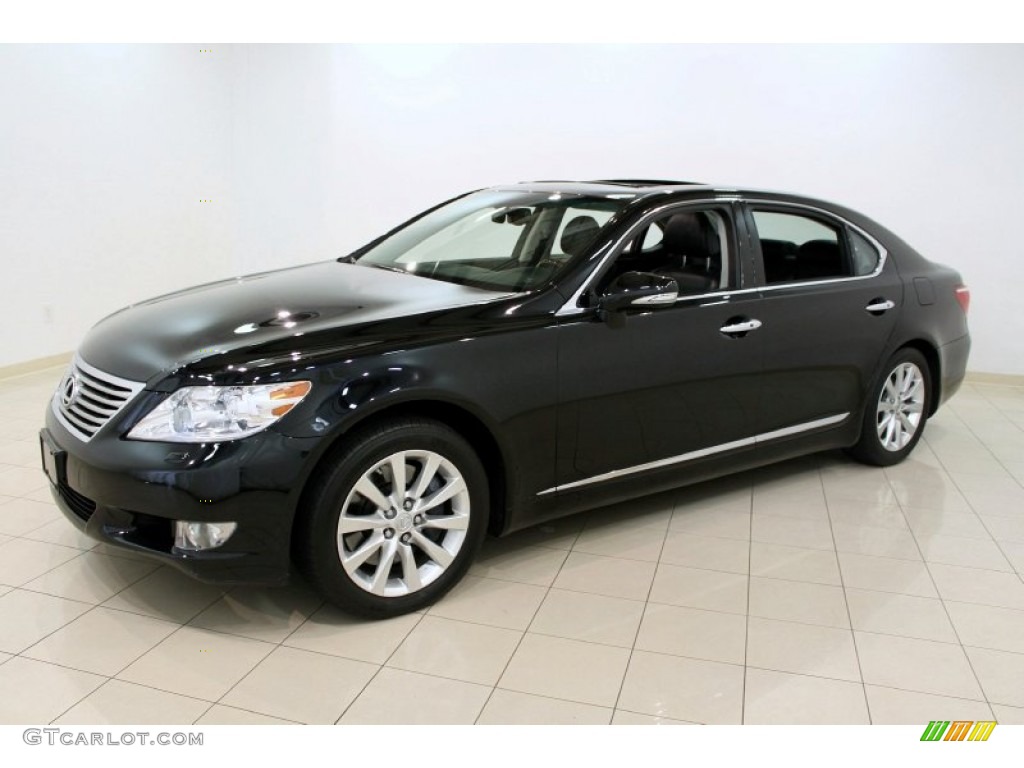 Obsidian Black 2010 Lexus LS 460 L AWD Exterior Photo #52275118