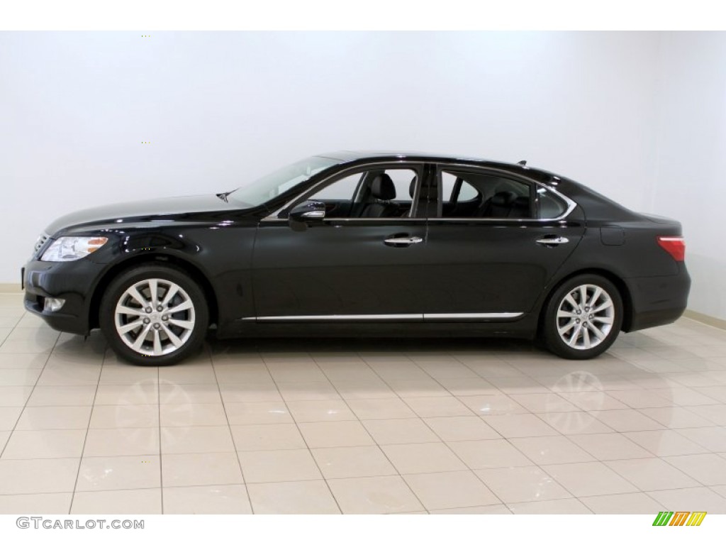 Obsidian Black 2010 Lexus LS 460 L AWD Exterior Photo #52275133