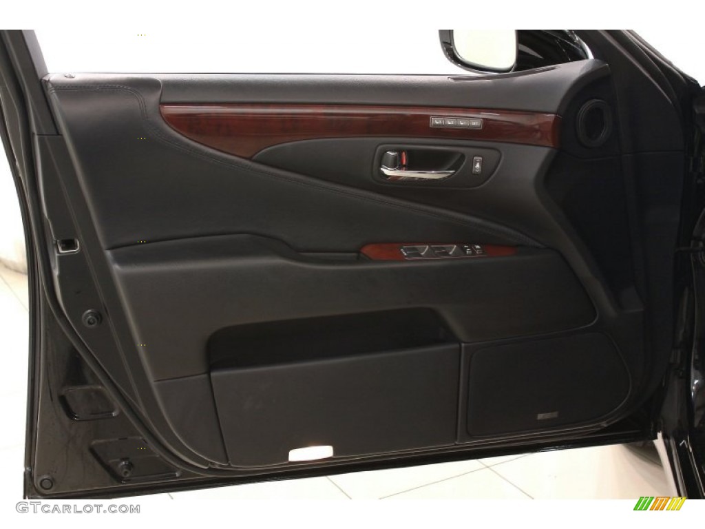 2010 Lexus LS 460 L AWD Black Door Panel Photo #52275148